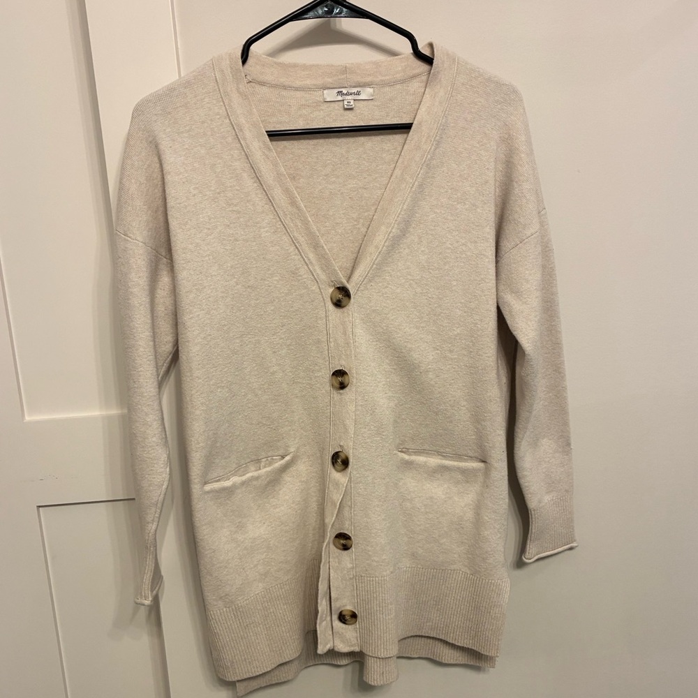 Madewell Cream Cardigan